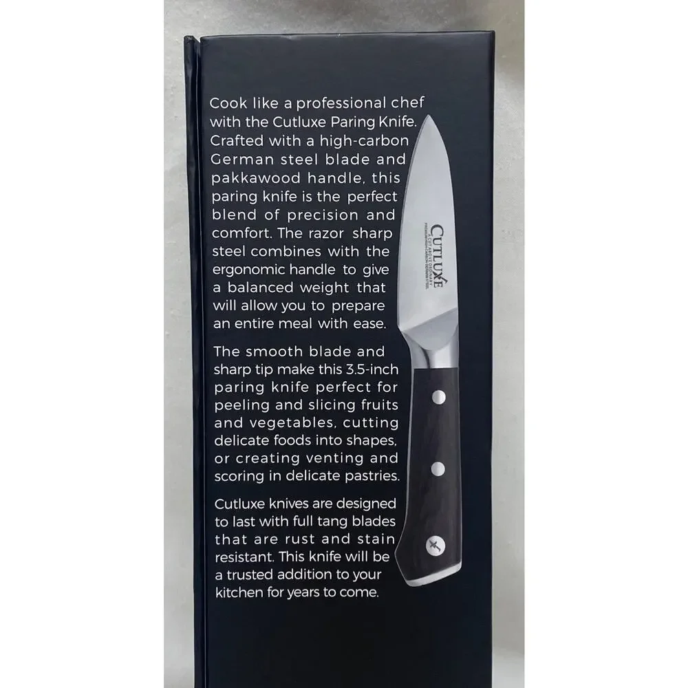 Cutluxe 3.5 Inch Paring Knife Excellent